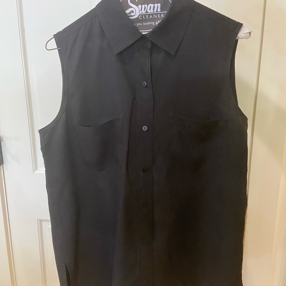 Real Clothes Saks Fifth Avenue vintage 100% silk Top - Picture 2 of 6